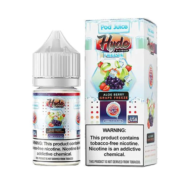 POD JUICE SALT NIC HYDE COLLECTION - ALOE BERRY GRAPE FREEZE