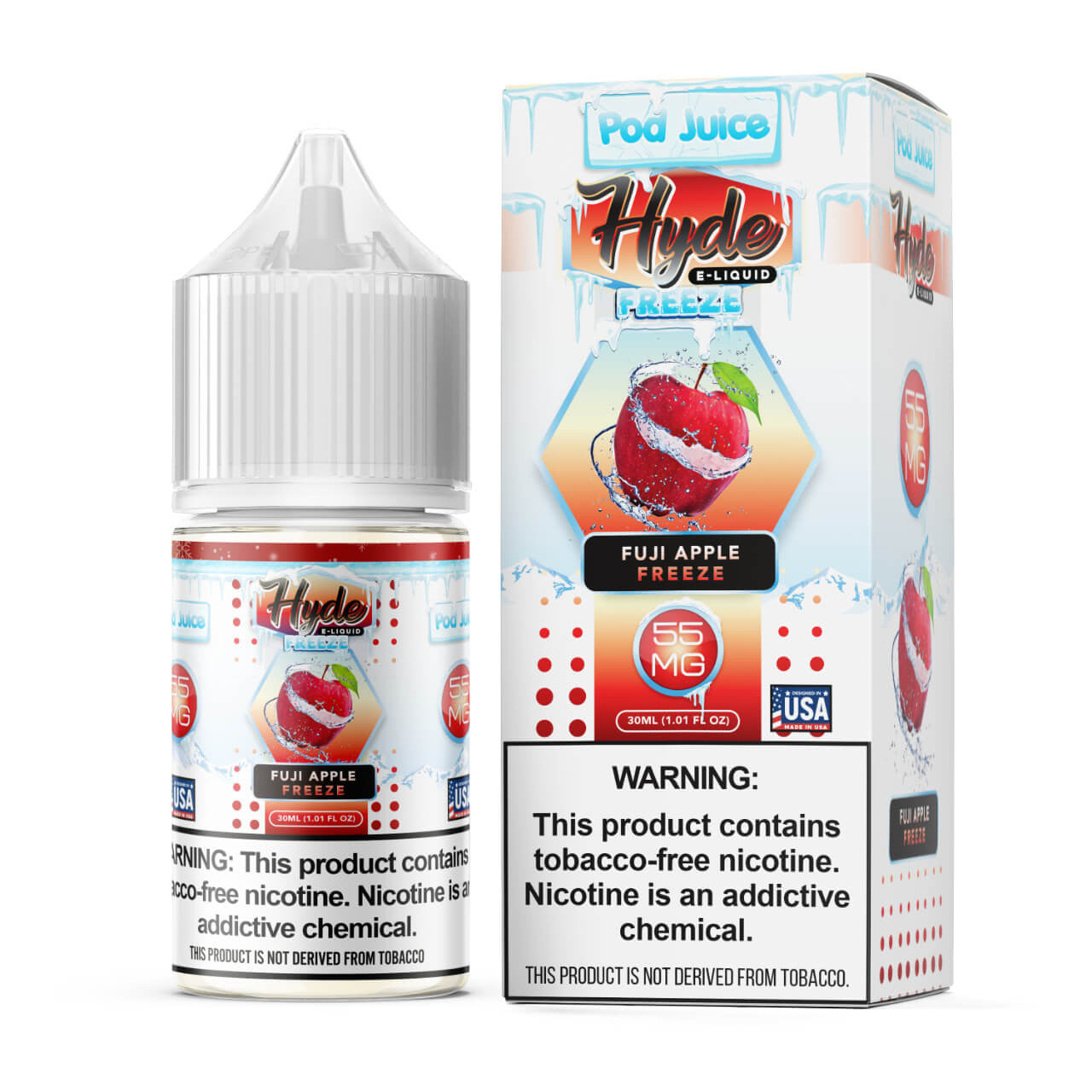 POD JUICE SALT NIC HYDE COLLECTION - FUJI APPLE FREEZE 55MG