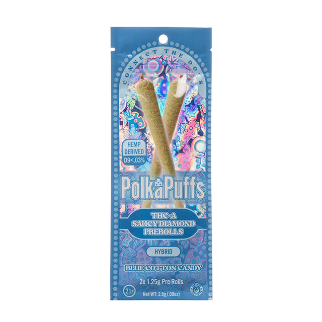 POLKA PUFFS THCA SAUCY DIAMOND 1.25G PRE-ROLLS (2CT/PACK)