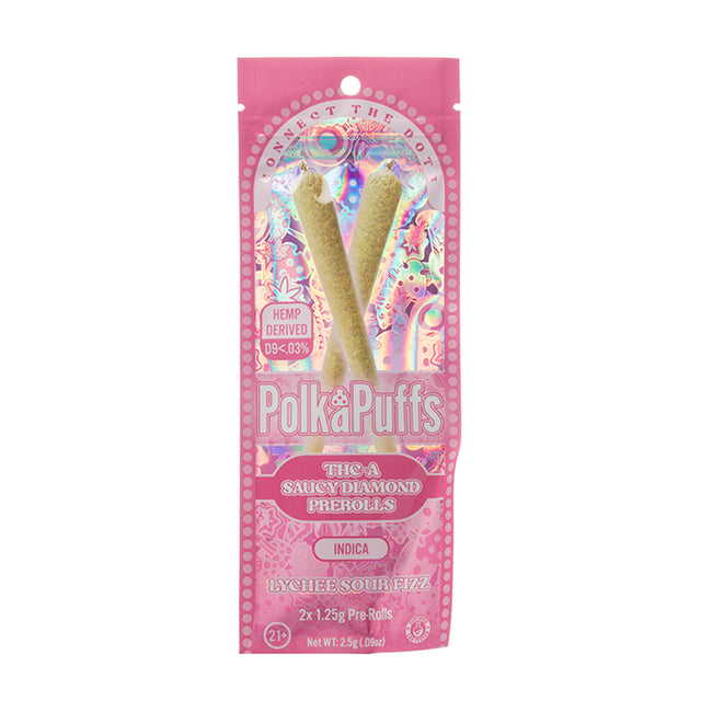 POLKA PUFFS THCA SAUCY DIAMOND 1.25G PRE-ROLLS (2CT/PACK)