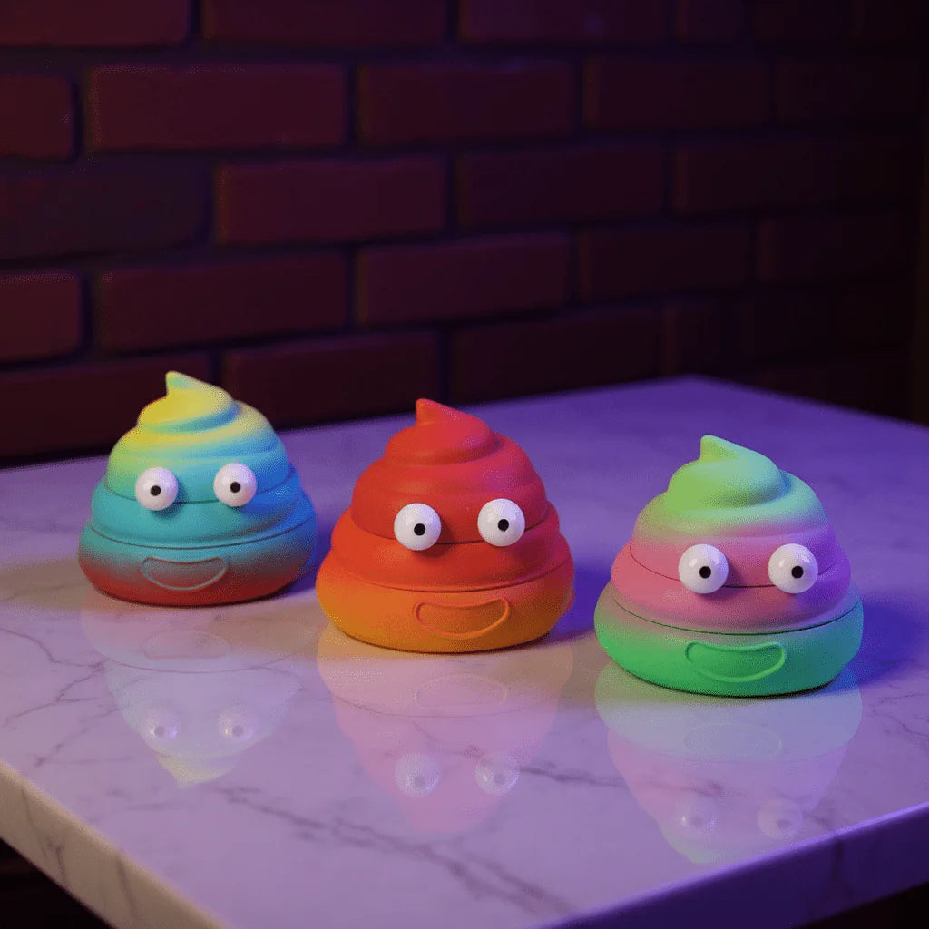 GRINDER COLORED POOP DESIGN