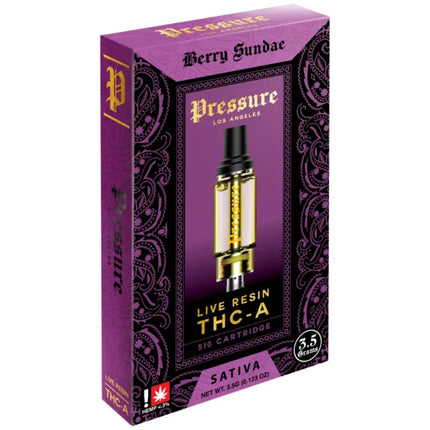 PRESSURE 3.5G LIVE RESIN THC-A CARTRIDGE