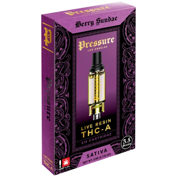 PRESSURE 3.5G LIVE RESIN THC-A CARTRIDGE