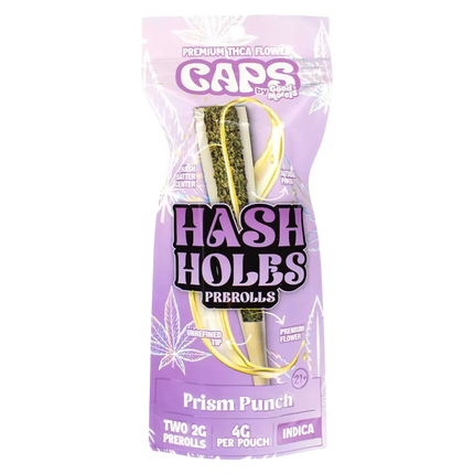 CAPS HASH HOLES THC-A PREROLLS (2 X 2G) PER PACK