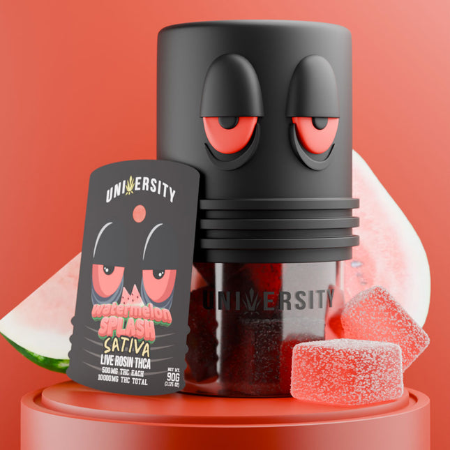 UNIVERISTY LIVE ROSIN THCA 10,000MG GUMMY JAR (500MG/PC)