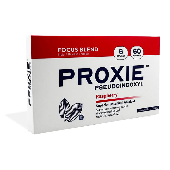 PROXIE PSEUDO ENERGY BLEND 2OMG CHEWABLE TABLETS (3CT PACK) | RASPBERRY