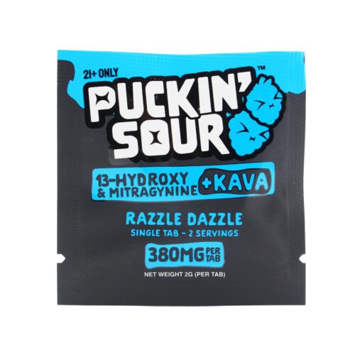 PUCKIN SOUR 380MG MIT + KAVA CHEWABLE TABS (30CT BOX)