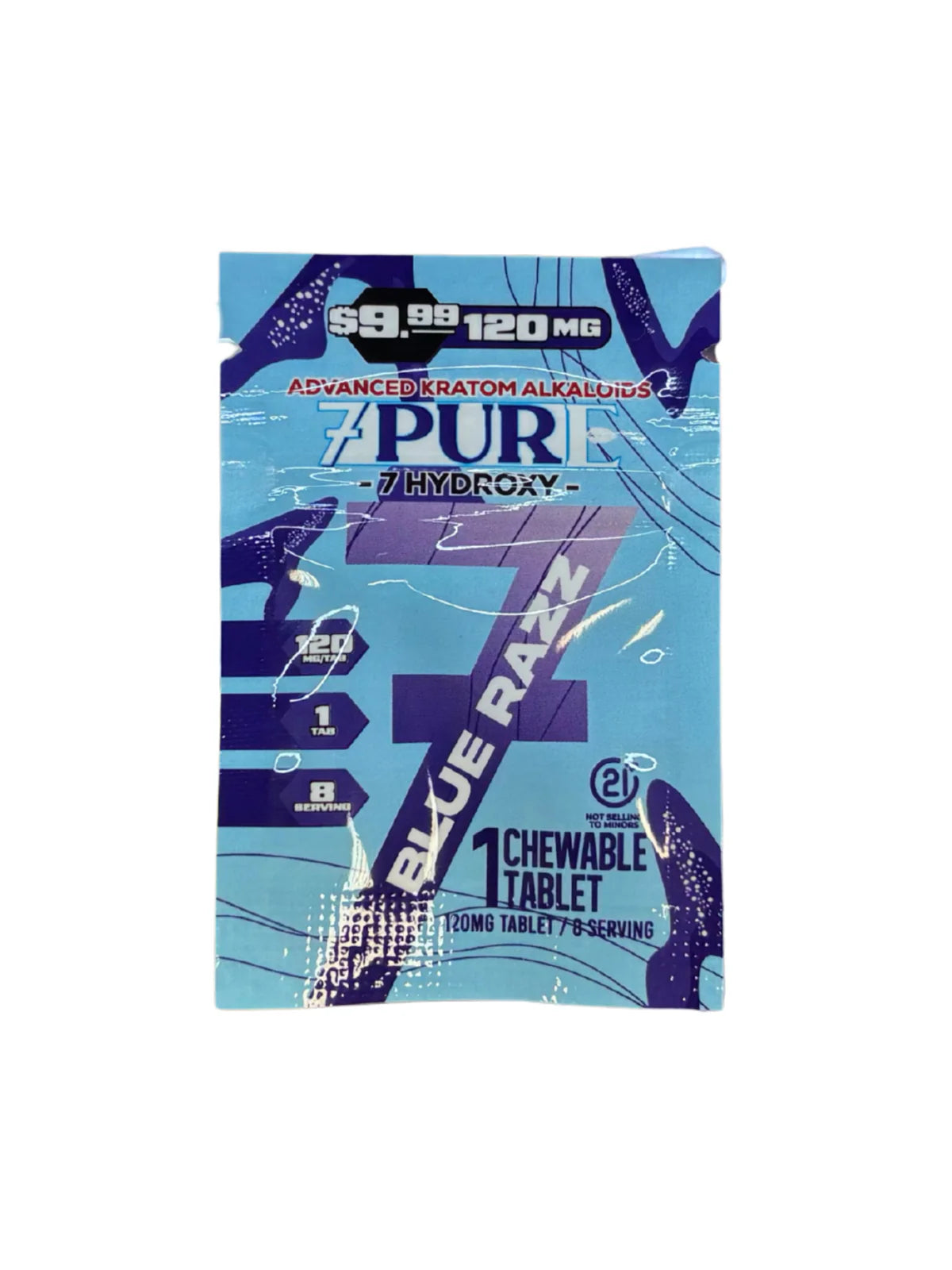 7PURE 7-HYDROXY 120MG PER TAB (1CT/PACK) 30PK/DISPLAY 9.99 PRE PRICE