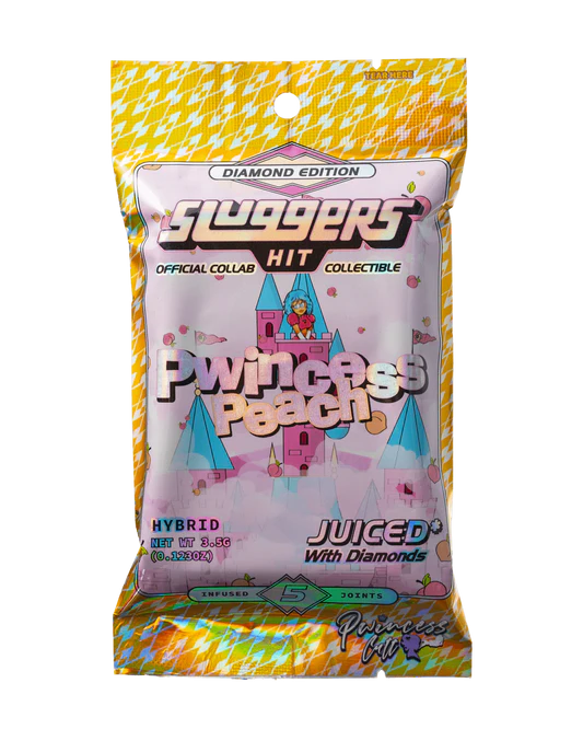 SLUGGERS 0.7G THC-A DIAMOND JUICED PRE ROLL COLLECTIBLES (5CT/PK)