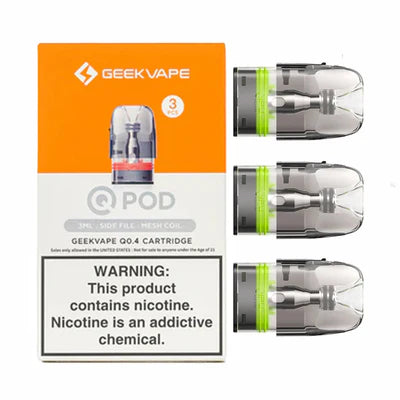 GEEKVAPE Q CARTRIDGE 0.4OHM (3/PACK)