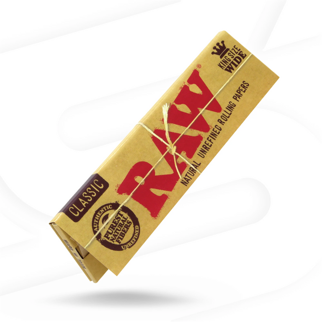 RAW CLASSIC KING SIZE WIDE PAPERS (33CT/PK , 50PK/BOX)