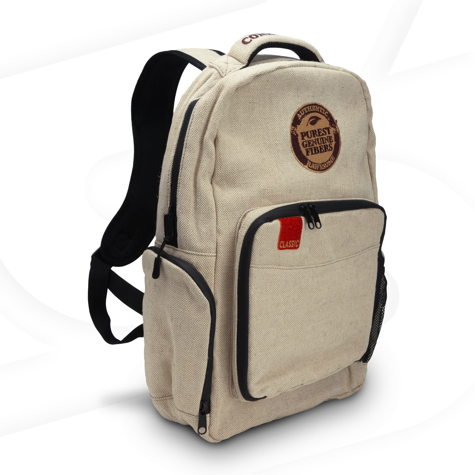 RAW BURLAP BACKPACK