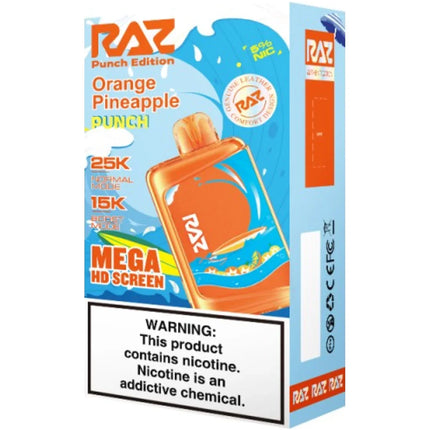 RAZ LTX 25K DISPOSABLE TX COMPLIANT (5CT DISPLAY)