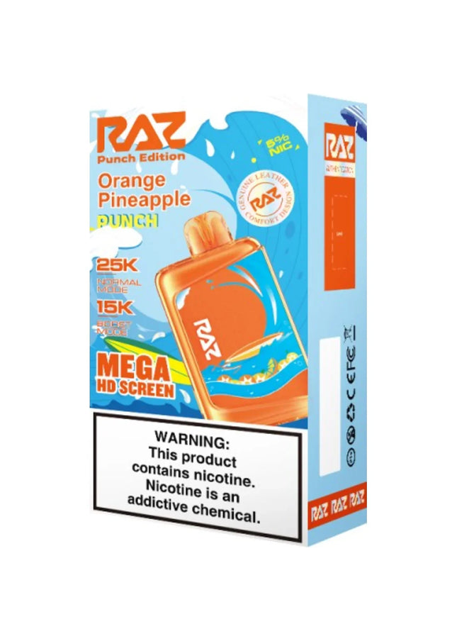 RAZ LTX 25K DISPOSABLE TX COMPLIANT (5CT DISPLAY)