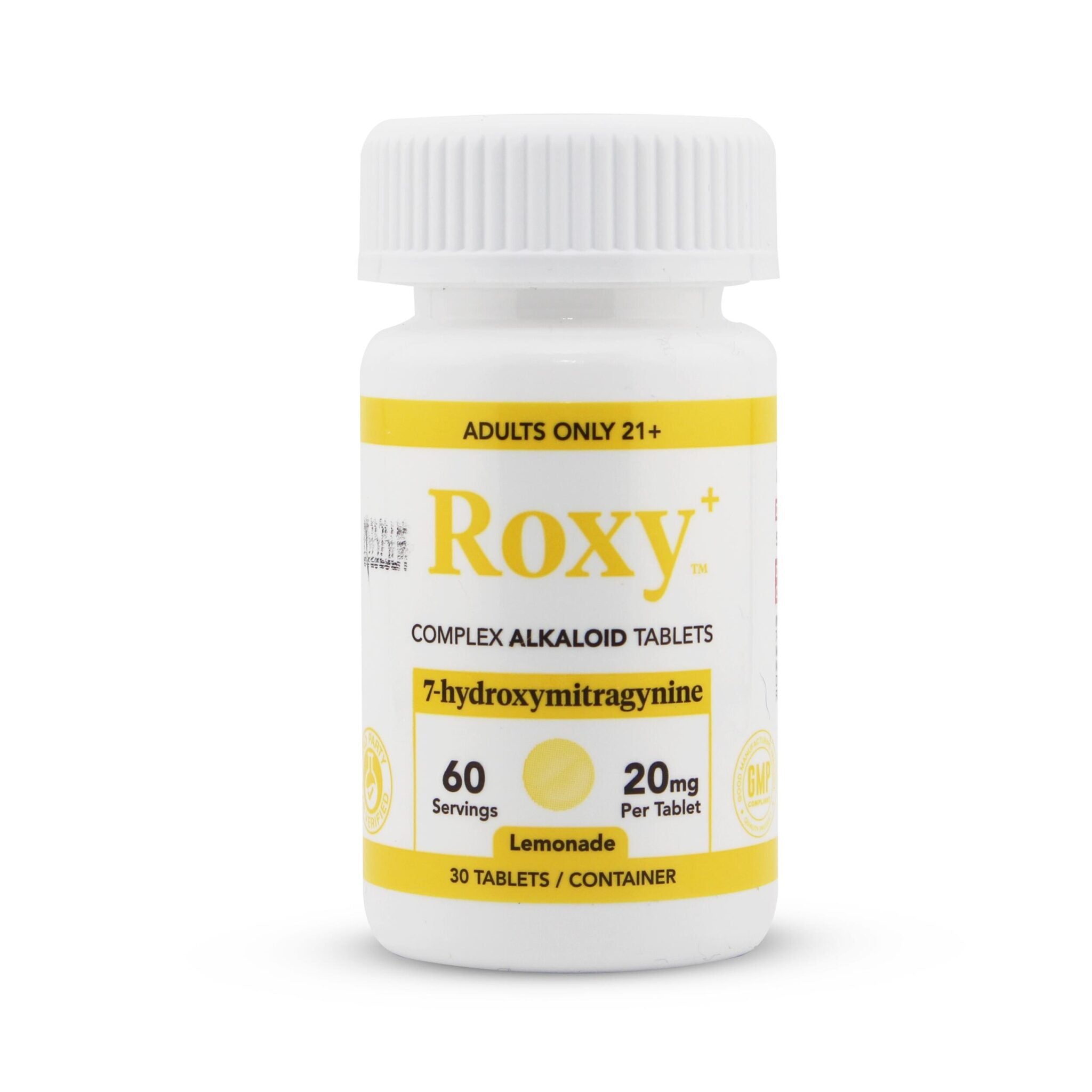 ROXY 7-HYDROXY 20MG CHEWABLE TABLETS (30CT JAR)