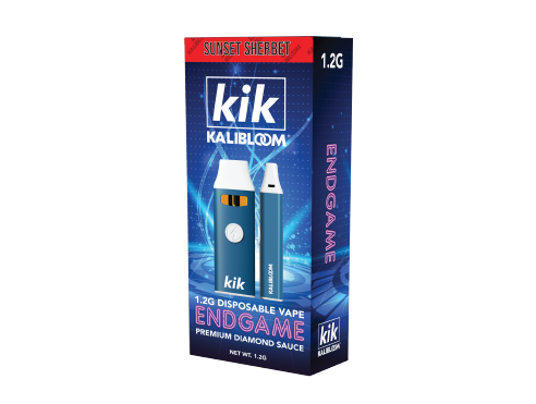 KIK KALIBLOOM ENDGAME DIAMOND SAUCE 1.2G DISPOSABLE (THC-A + THC-P)