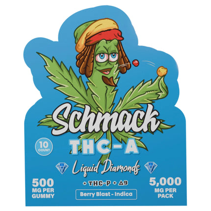 SCHMACK 500MG THC-A LIQUID DIAMOND GUMMY (10CT/PACK)