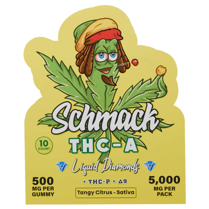 SCHMACK 500MG THC-A LIQUID DIAMOND GUMMY (10CT/PACK)