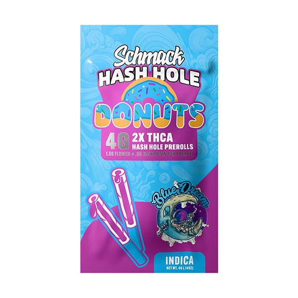 SCHMACK DONUTS 2 GRAM THC-A HASH HOLE (2CT/PACK)