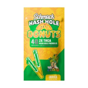 SCHMACK DONUTS 2 GRAM THC-A HASH HOLE (2CT/PACK)