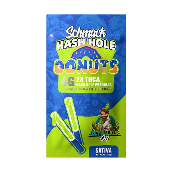 SCHMACK DONUTS 2 GRAM THC-A HASH HOLE (2CT/PACK)