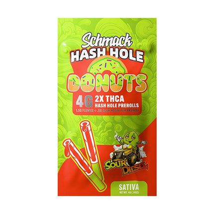 SCHMACK DONUTS 2 GRAM THC-A HASH HOLE (2CT/PACK)