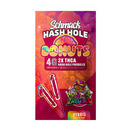 SCHMACK DONUTS 2 GRAM THC-A HASH HOLE (2CT/PACK)