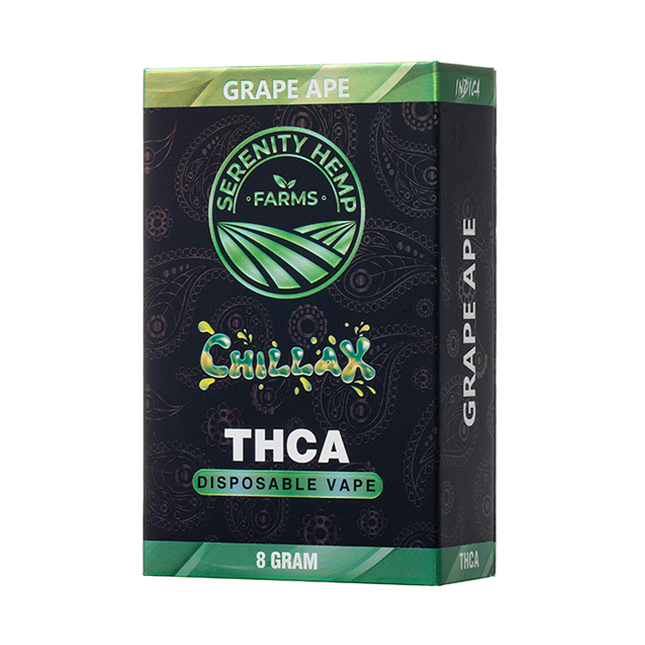 SERENITY HEMP FARMS CHILLAX BLEND 8 GRAM THCA DISPOSABLE
