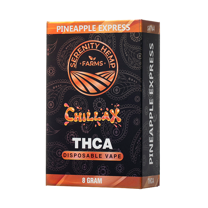 Disposable Vape Chillax SERENITY HEMP FARMS CHILLAX BLEND 8 GRAM THCA DISPOSABLE Rising Wholesale Inc Disposable Vape Chillax SERENITY HEMP FARMS CHILLAX BLEND 8 GRAM THCA DISPOSABLE Rising Wholesale Inc