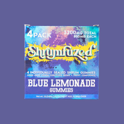 SHRUMFUZED 3200MG MUSHROOM GUMMIES (4CT/PACK)