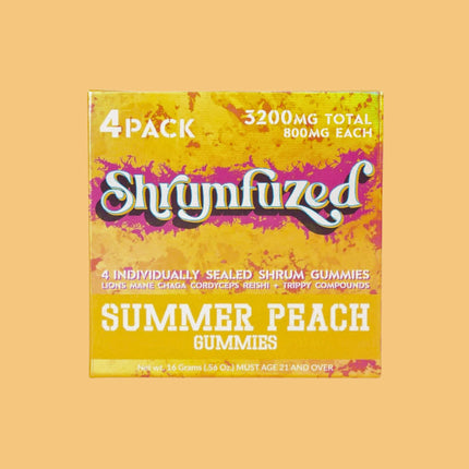 SHRUMFUZED 3200MG MUSHROOM GUMMIES (4CT/PACK)