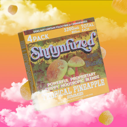 SHRUMFUZED 3200MG MUSHROOM GUMMIES (4CT/PACK)