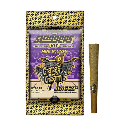 SLUGGERS 0.7G THC-A DIAMOND JUICED MINI BLUNT COLLECTIBLES (5CT/PK)