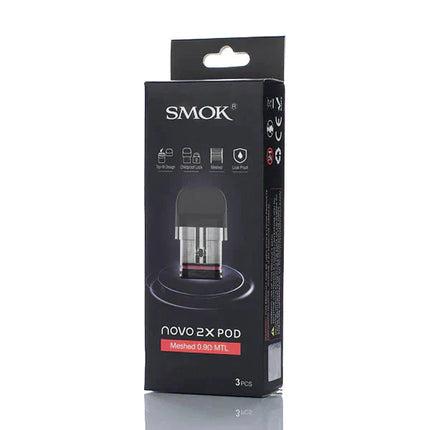 SMOK - NOVO 2X POD MESH 0.9 MTL 3/PK - Hardware & Coils