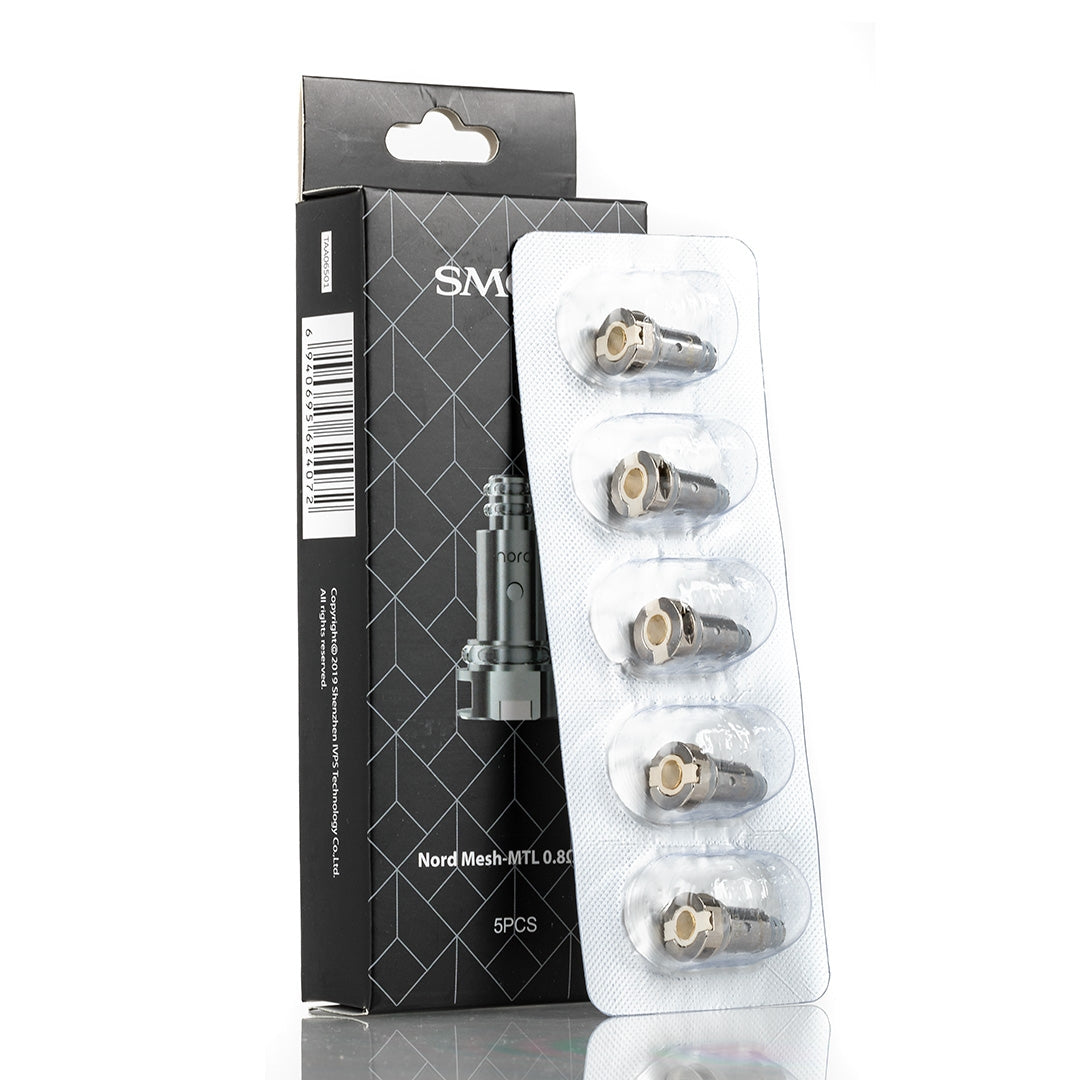 SMOK NORD 0.8OHM MESHED MTL COIL (5PC/PK)