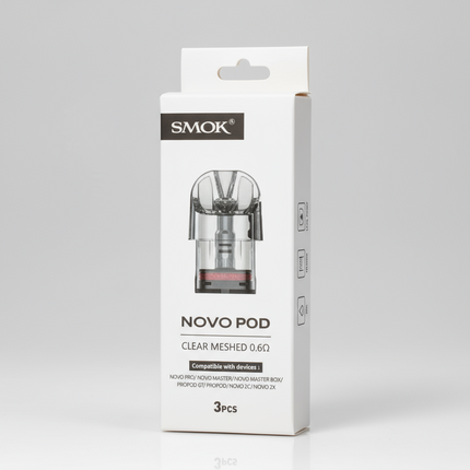 SMOK NOVO POD CLEAR MESHED 0.6OHM (3PC/PACK)