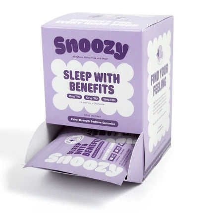 SNOOZY THC - CBD - CBN GUMMIES (2CT PER PACK) 20 PACK DISPLAY