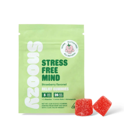 SNOOZY THC - CBD - CBN GUMMIES (2CT PER PACK) 20 PACK DISPLAY