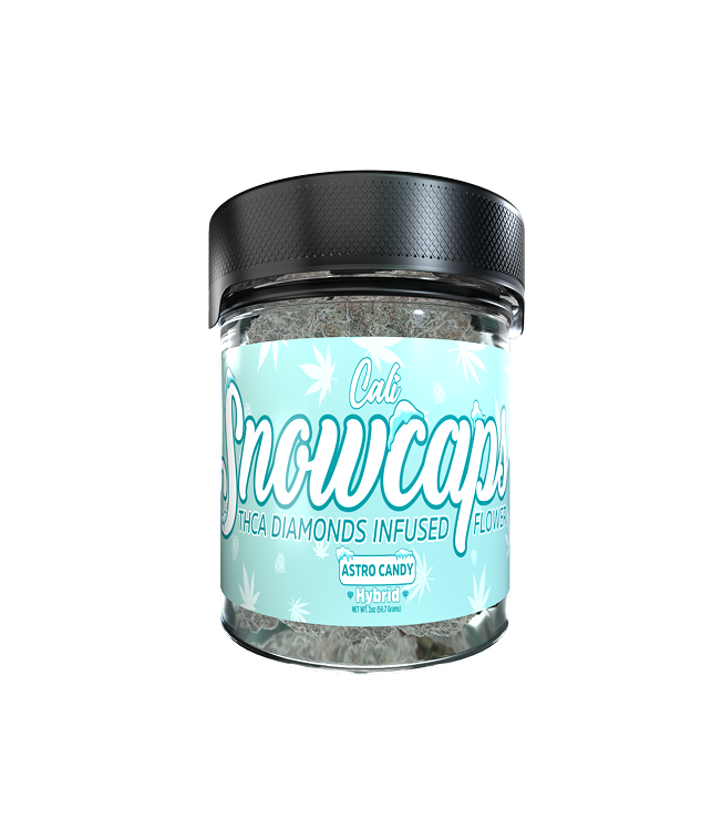 SNOW CAPS THCA DIAMOND INFUSED 2OZ FLOWER | ASTRO CANDY (INDICA)