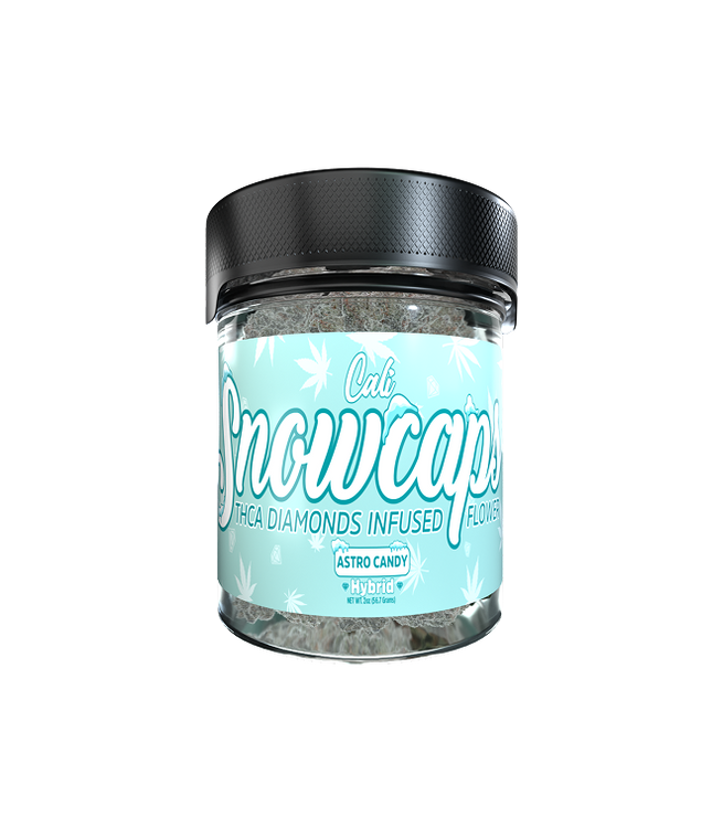 SNOW CAPS THCA DIAMOND INFUSED 2OZ FLOWER | ASTRO CANDY (INDICA)
