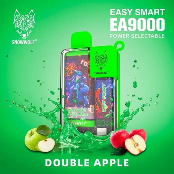 SNOWWOLF EA9000 5% DISPOSABLE DOUBLE APPLE 5060521433898