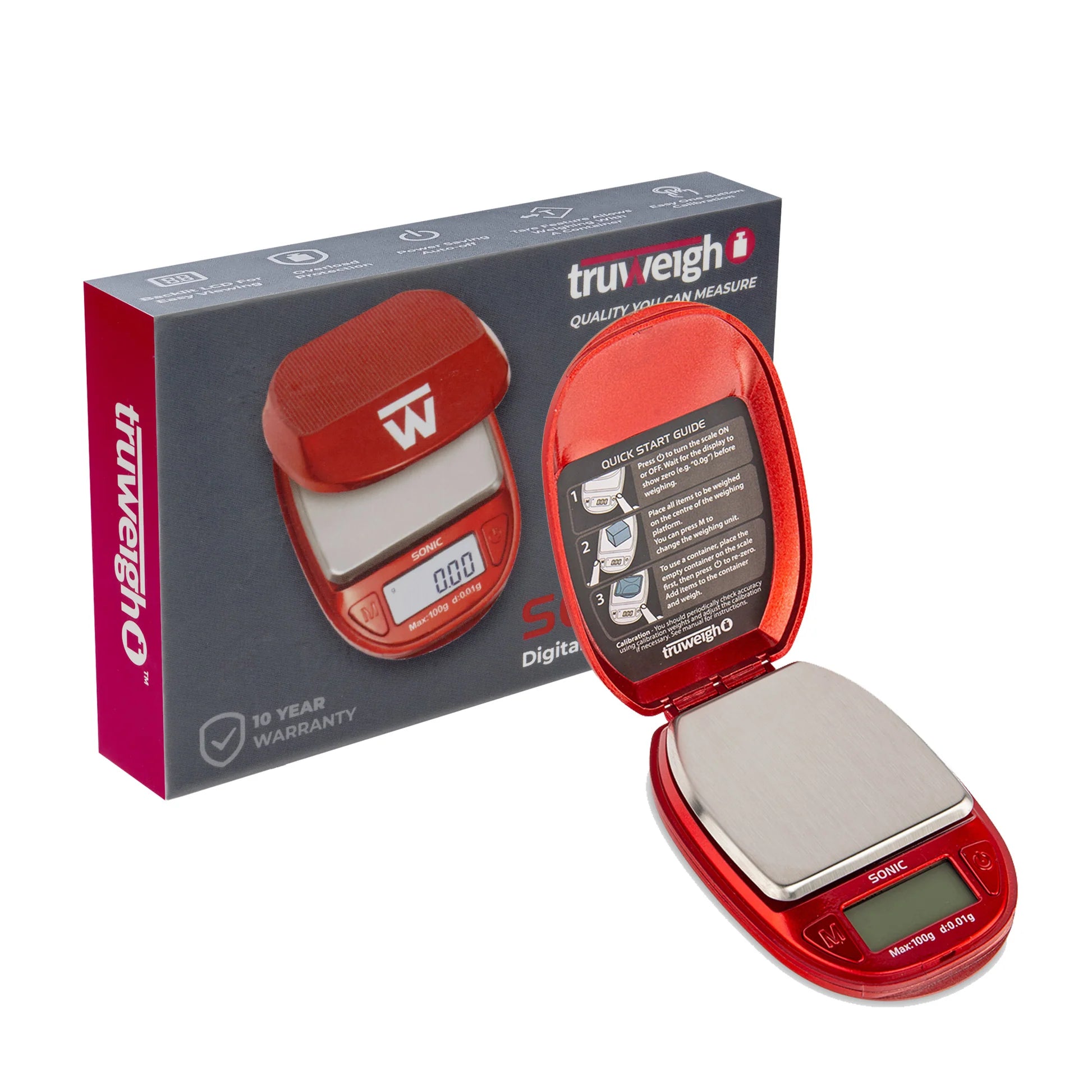 TRUWEIGH SONIC DIGITAL SCALE 100G X 0.01G