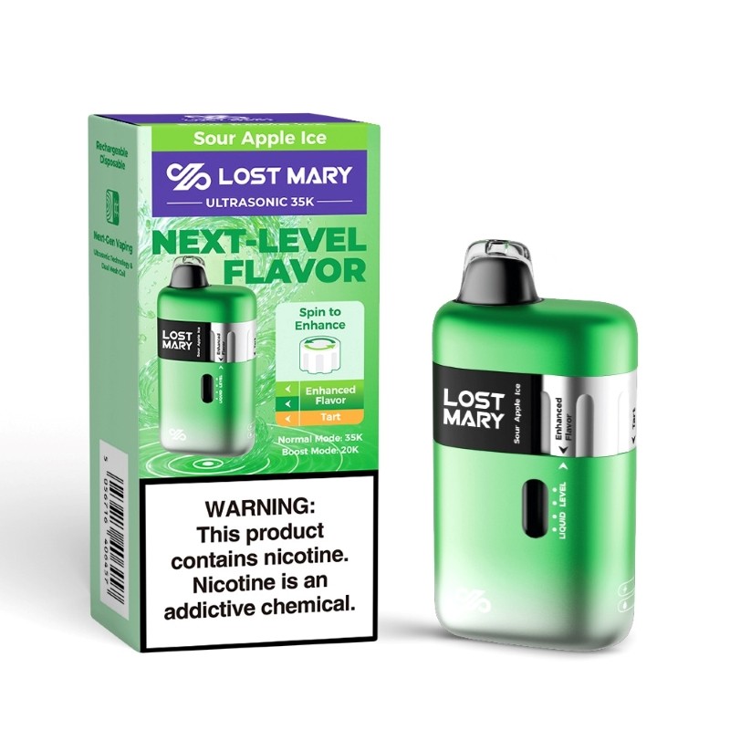 LOST MARY ULTRASONIC 35000 5% DISPOSABLE (5CT DISPLAY)