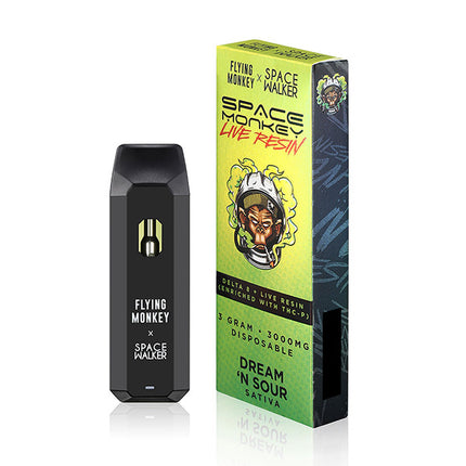 SPACE MONKEY LIVE RESIN 3GRAM DISPOSABLE