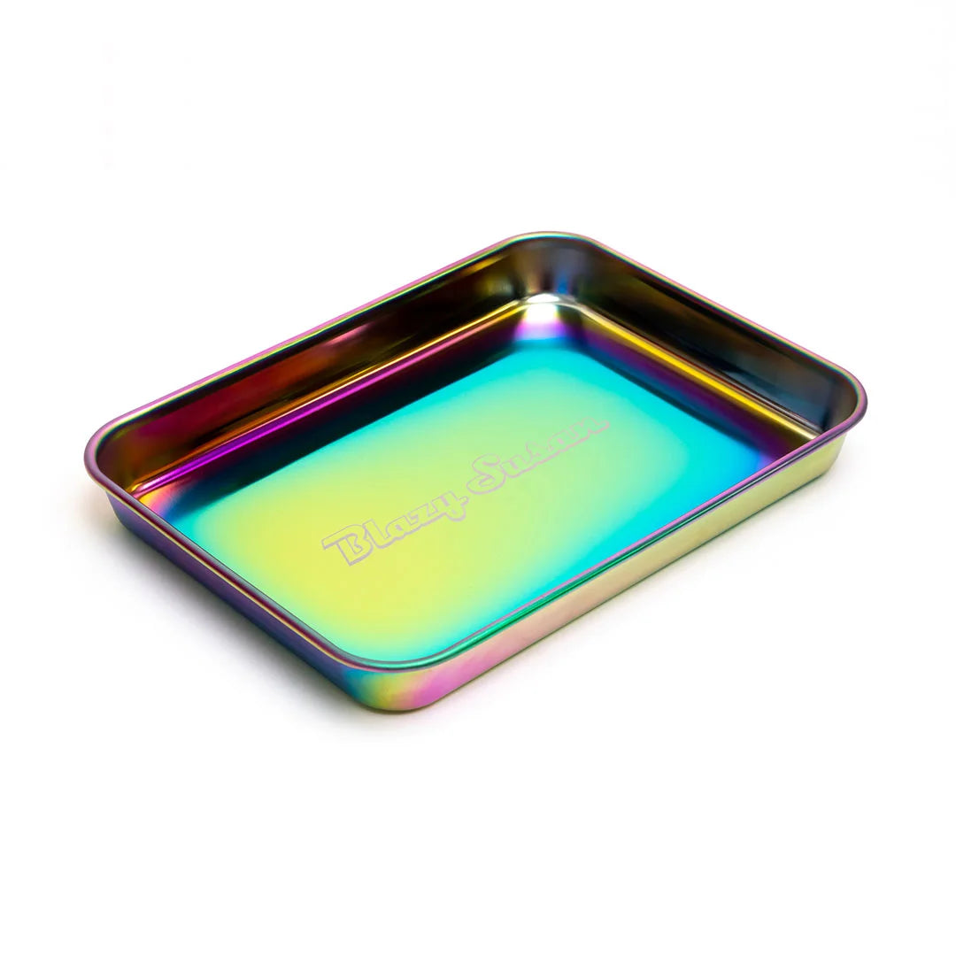 BLAZY SUSAN STAINLESS STEEL TRAY - RAINBOW