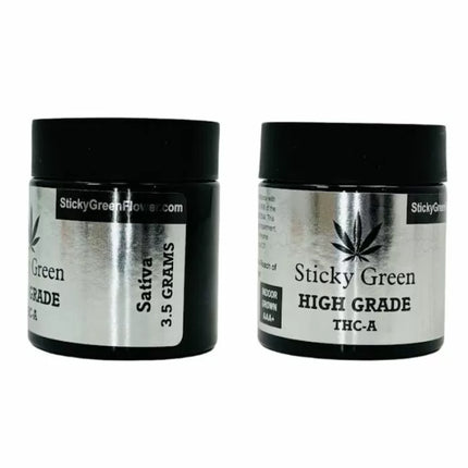 STICKY GREEN HIGH GRADE THC-A + THC-P 3.5G FLOWER