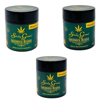 STICKY GREEN GREENHOUSE RESERVE THCA FLOWER 3.5 GRAM