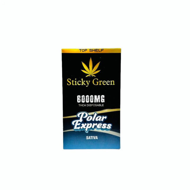 STICKY GREEN TOP SHELF 6GM THC-A DISPOSABLE