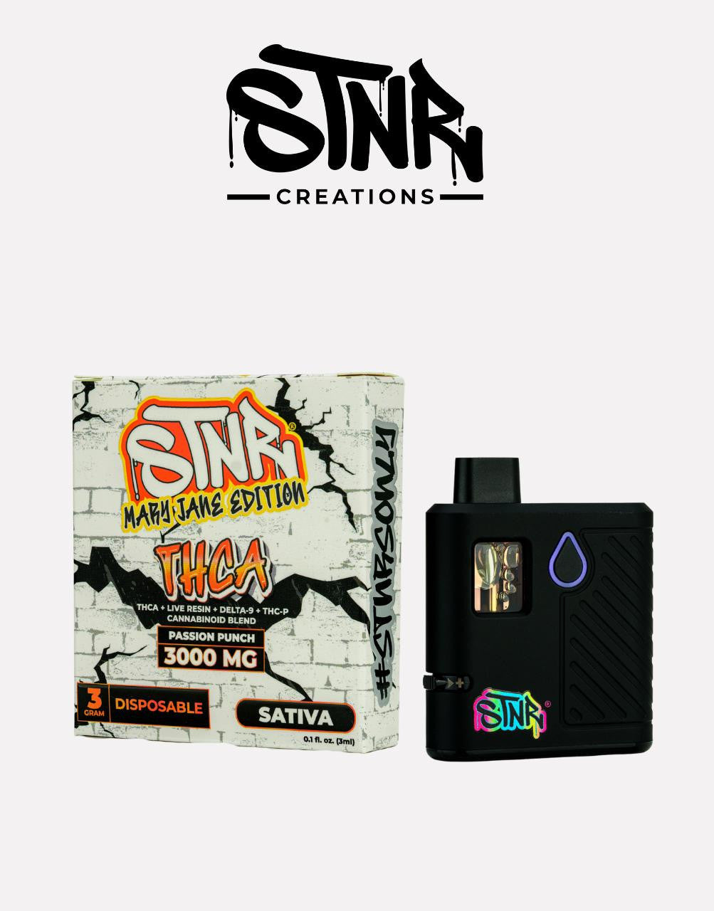 STNR MARY JANE EDITION (THCA + LIVE RESIN + D9 + THC-P) BLEND 3 GRAM DISPOSABLE