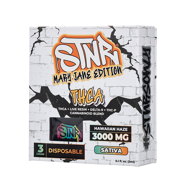 STNR MARY JANE EDITION (THCA + LIVE RESIN + D9 + THC-P) BLEND 3 GRAM DISPOSABLE